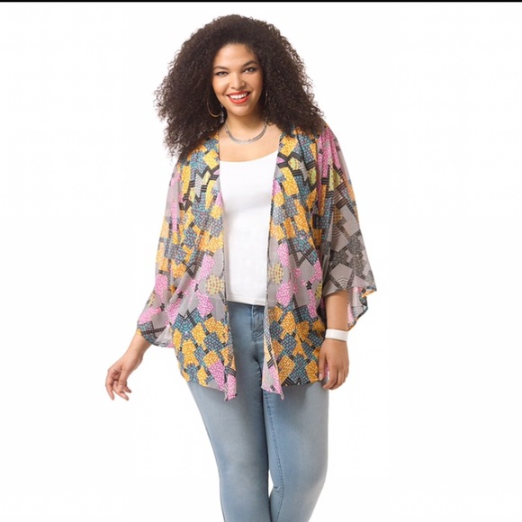 City Chic Jackets & Blazers - City Chic Festival Days Kimono Size XS (14)
